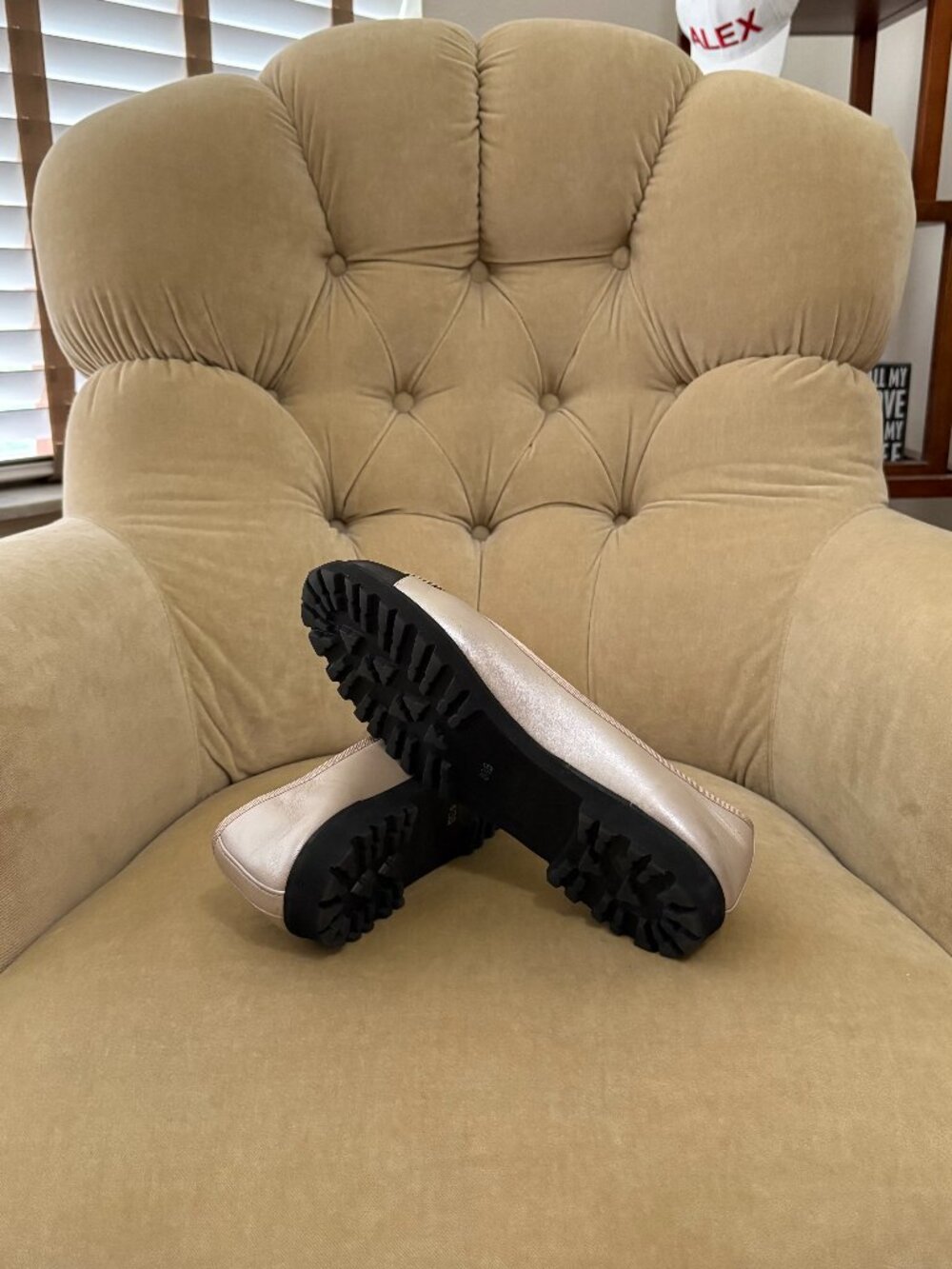 NEW Auth PAUL MAYER Iconic Bravo Cap Toe Lug Sole Comfort Ballet Flats - Picture 5 of 7